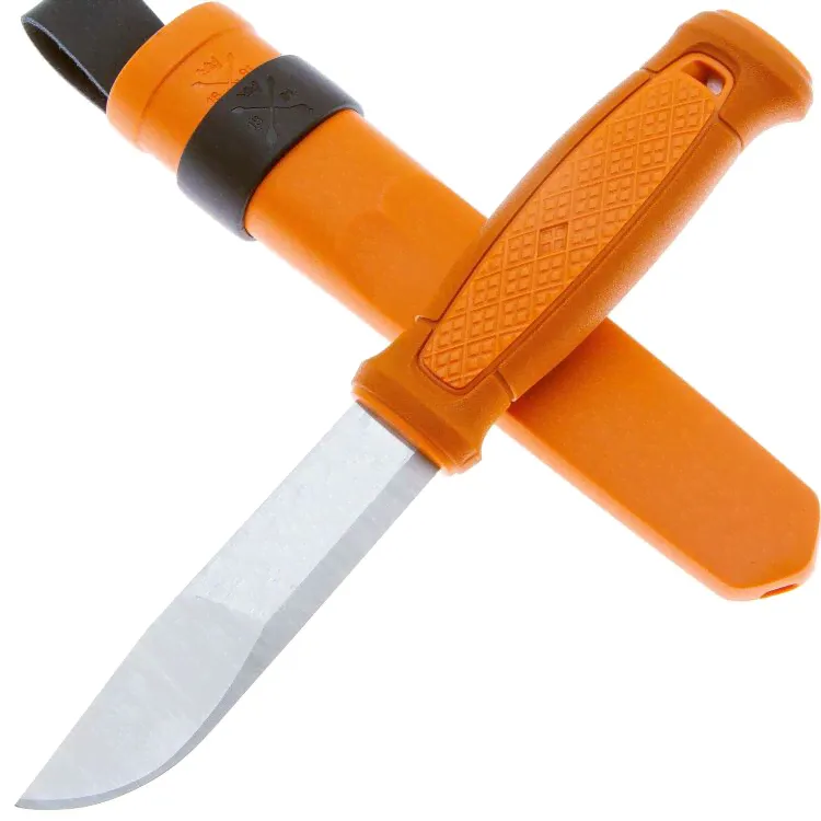 Нож Mora Kansbol Burnt Orange сталь Sandvik 12C27, рукоять пластик (c мультикреплением)-0