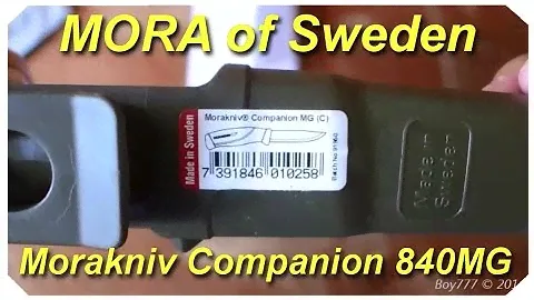 Нож Финка MORA of Sweden Morakniv Companion 840MG (11863) Unboxing
