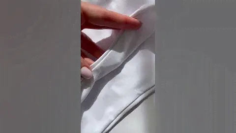 Трендовый купальник белый/черный