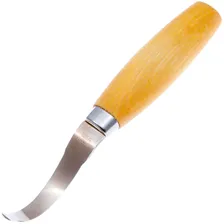 Ложкорез Mora 162 Wood Carving Hook knife нержавеющая сталь, рукоять дерево