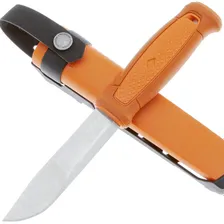 Охотничий нож Mora Kansbol Hunting сталь 12C27, рукоять Green/Orange TPE