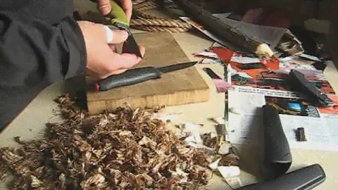 Mora BushCraft Triflex vs Mora 711 тест на канате ч.2