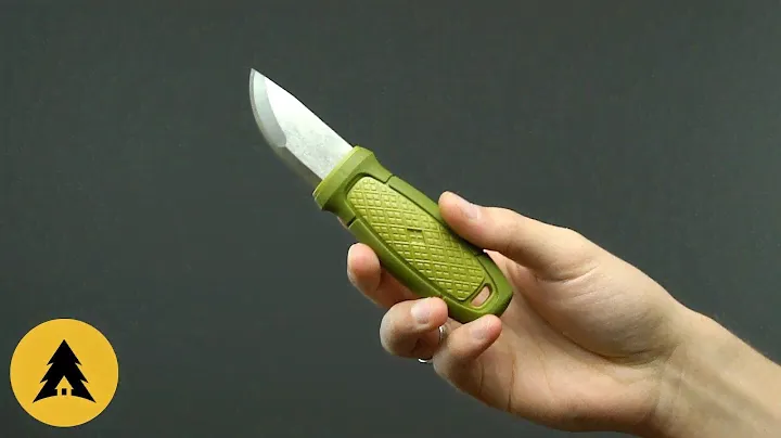 Нож Mora Eldris Neck Knife Green сталь Sandvik 12С27, рукоять резина