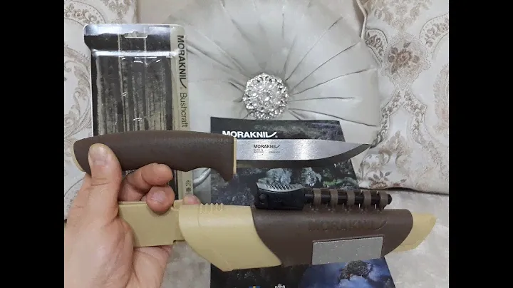 Morakniv Bushcraft Survival Desert bıçak, Morakniv Bushcraft Survival Desert knife. 1080p video