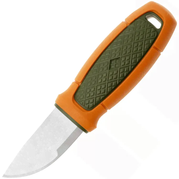 Охотничий нож Mora Eldris Hunting сталь 12С27, рукоять Green/Orange TPE